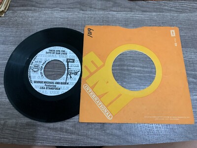 Queen 45 rpm Philippines 7'' these are the days of our lives George Michael