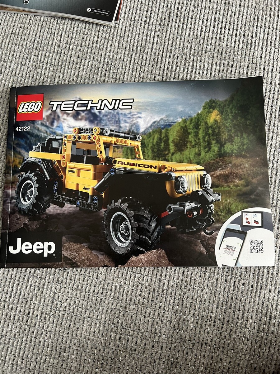 LEGO Technic 42122 Jeep Wrangler INSTRUCTION MANUAL ONLY - NO