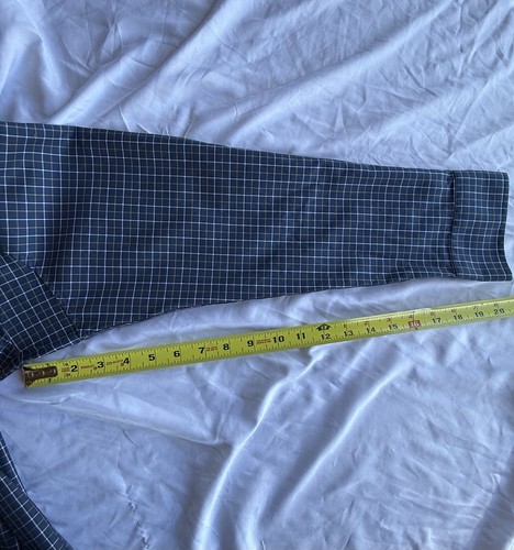 Duluth Trading Co Wrinkle Fighter Long Sleeve Button Down M ,Sz L Plaid Trim Fit - Picture 6 of 15