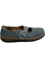 Earth Origins Suede Mary Janes Emme Blue Steel