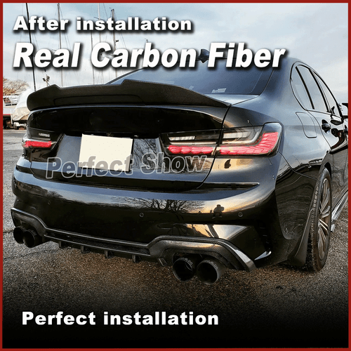Carbon Heckdiffusor Diffusor Heckansatz für BMW 3er G20 G28 mit M-Paket 2019-20 - Picture 4 of 14