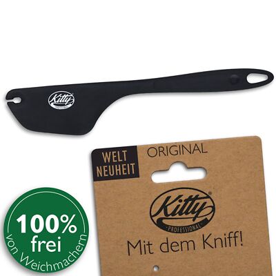 Kitty Professional 2 in 1 Teigschaber mit Kniff für Rührelemente - ANTHRAZIT