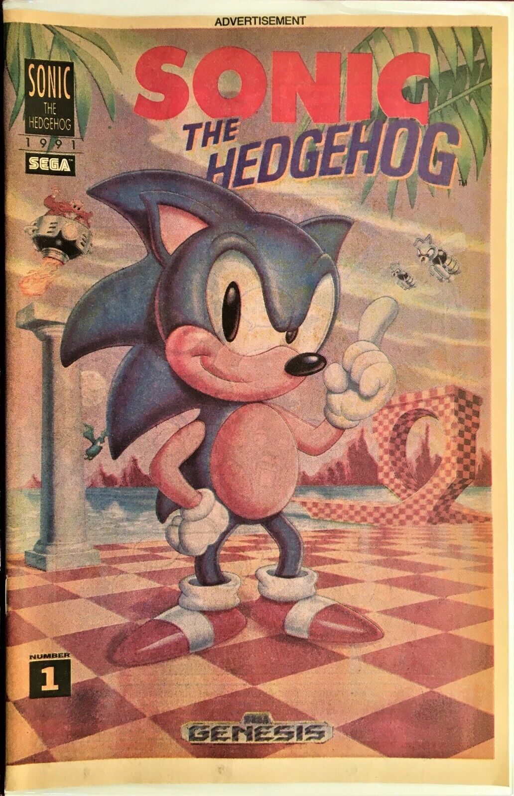 Review of Sonic the Hedgehog 1991 Promotional Comic Newbie's