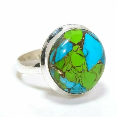 Bague ring PIERRE turquoise - Photo 1/4
