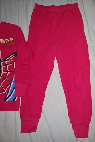 VTG 1997 SPIDER-MAN PAJAMAS SET PANTS SHIRT 8 KIDS 90s YOUTH SLEEP BOYS MARVEL - Picture 5 of 10