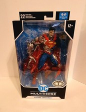 MCFARLANE DC MULTIVERSE NEW 52 CYBORG SUPERMAN PLATINUM CHASE IN HAND