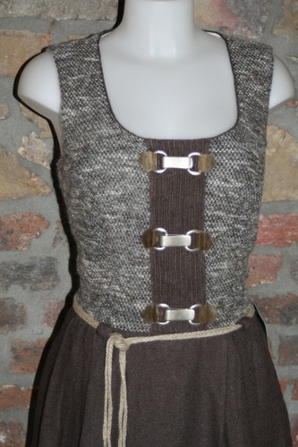 KL5111 @ Landhaus-Stil @ Dirndl @ Trachtenkleid @ Almrausch @ braun @ 40-42 - Bild 2 von 2