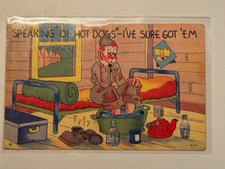 Vintage USA Comic Humor AK Postkarte  Militä...