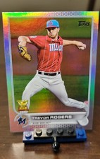 2022 Series 1 Base Rainbow Foil #24 Trevor Rogers Miami Marlins Gold Cup
