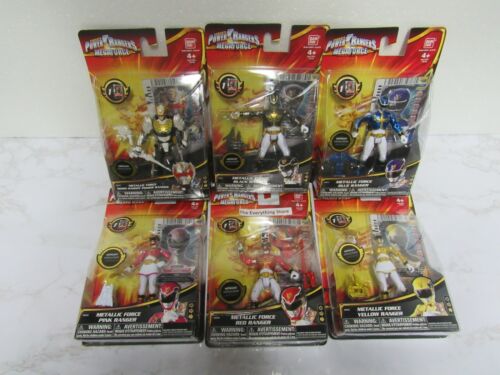 POWER RANGERS MEGA FORCE SET DI POWER RANGER E SET METALLICO - Foto 2 di 2