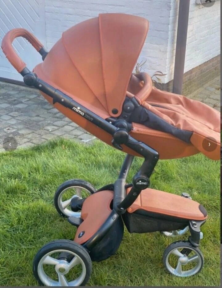 Pousette évolutive Mima Xari Camel/ Noir - Photo 4/4