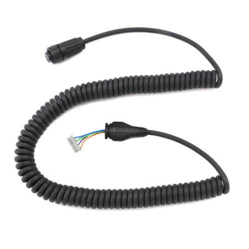 For Garmin VHF 200 Radios Microphone Mic Cord Cable Coiled Assembly Connector - Afbeelding 4 van 11