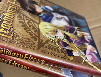 The Legend of the Legendary Heroes Season 1 Pt. 1 & 2 blu-ray/& Tarot Card  Anime