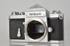 [Near MINT] Nikon F Eye Level Silver 35mm SLR Film Camera Body From JAPAN