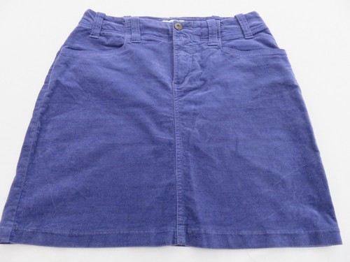 MISTRAL SCHÖNER LAVENDEL LILA KURZER STRETCH BAUMWOLLE SAMT TASCHENROCK UK 10