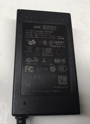 APD ASIAN DA-60Z12 12DC  AC ADAPTER  POWER SOURCE