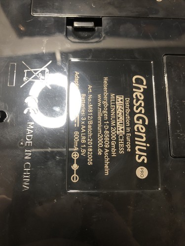 Schachcomputer Millennium Chess Genius PRO Digital Elektronische Box/Brett NUR M812 - Bild 10 von 22