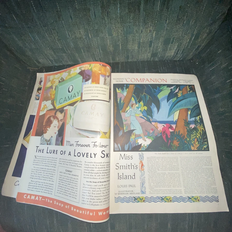 1935 February Woman's Home Companion Magazine Dress Fashion Booth Tarkington - Image 2 of 4