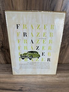 1949 FRAZER Manhattan 4-door Sedan Classic 40s Car AD