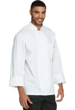NWT DICKIES COOL BREEZE CHEF COAT UNISEX WHITE DC410 5XL