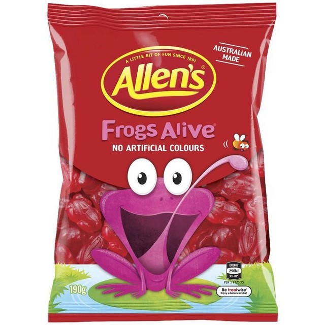 Allens Frogs Alive 190G X 12 (9300605042421)