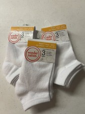 Lot Of 3 Wonder Nation 3 Pack Boys No Show Socks Small 4 1/2 - 8 1/2 New SKU A32