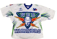 RARE WEB WARRIORS #16 AUTHENTIC PRO BEACH ROLLER HOCKEY PBH JERSEY SIZE 56