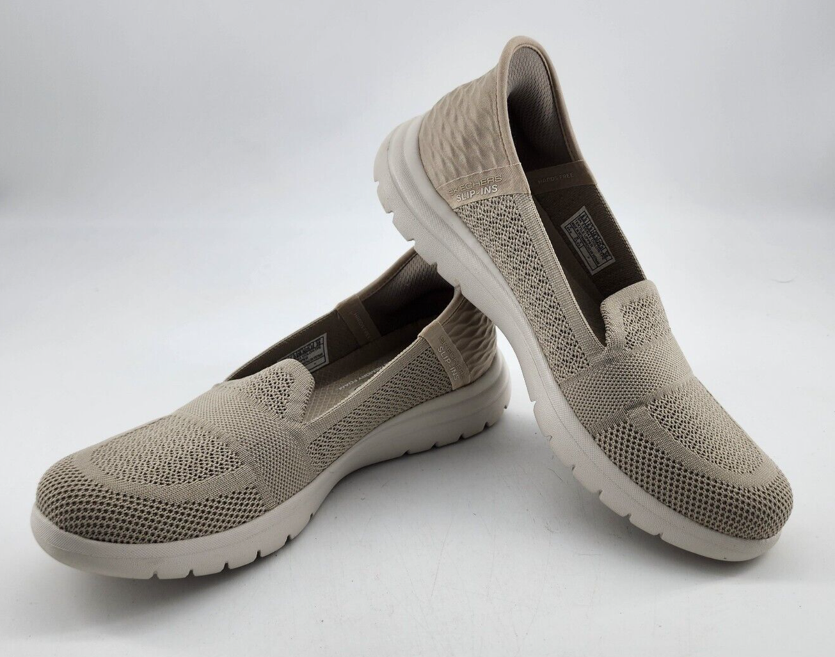 Skechers Women's Slip-ins On The Go Flex Serene Taupe Shoes
