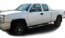 For 99-06 Silverado Sierra Chrome Polished Stainless Fender Trim 4p Set