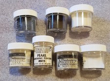 7 Embossing Powders for Rubber Stamping or Scrapbooking