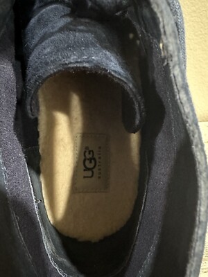 UGG Australia Freamon 1007645 Mens Blue Suede Ankle Chukka Booties Shoes Sz10.5 UGG | Shoes | Ugg 07645 Freamon Blue Suede Waterproof Lace  main image 4