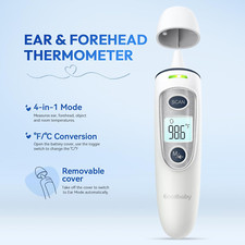 Ear Thermometer for Adults and Kids, Digital Accurate Ear and Forehead Thermo...