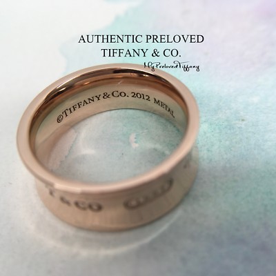 Excellent Authentic Tiffany & Co. 1837 Rubedo Metal Medium  display picture 3