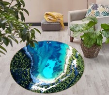 3D Fantasy Art Blue Lake NBC493542 Game Rug Mat Elegant Photo Carpet Mat Romy