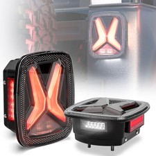 For Jeep Wrangler Yj Tj Cj High Quality Led Tail Lights License Plate Turn Lamps