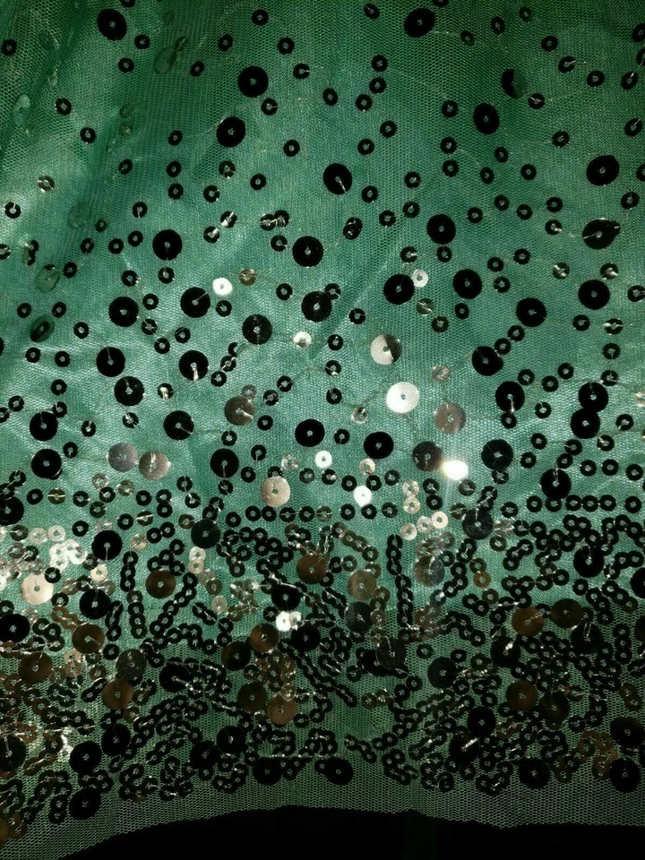 NEW GIRLS JUSTICE Size 16 Dress Blue Sequins Sleeveless - Image 4 of 4