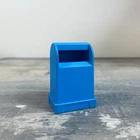 Vintage Fisher Price Little People Blue Mailbox Mail Box