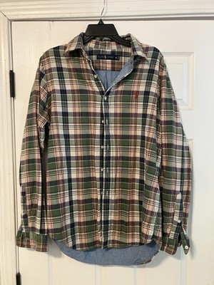 Polo Ralph Lauren Classic Fit Multi Color Fully Lined Shirt Mens Size M