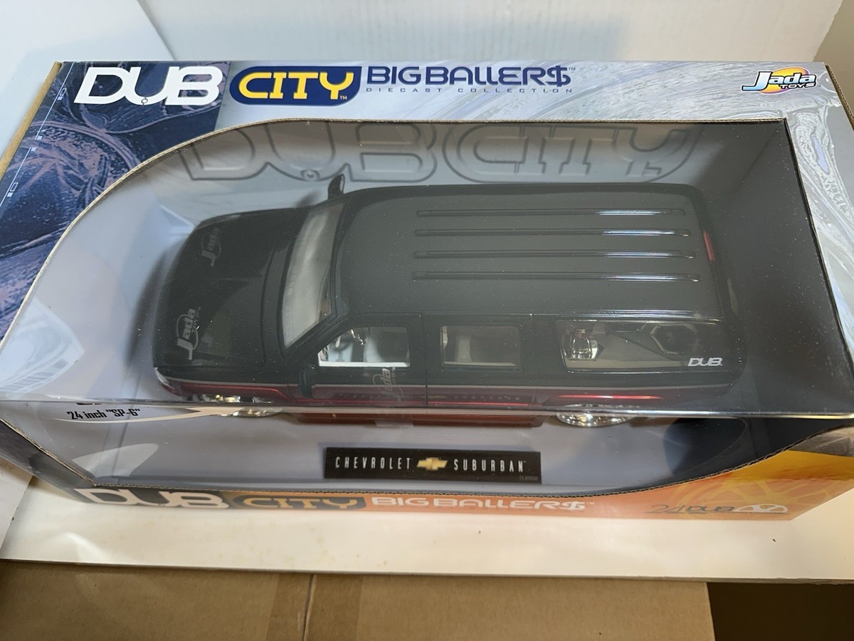 JADA DUB CHEVY SUBURBAN RED / BLACK 1:18 DIECAST MODEL CAR #29 | eBay