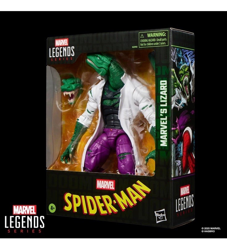 Marvel Legends LIZARD Spider-Man Deluxe 6" Action Figure Hasbro New In Stock! - second product detail image