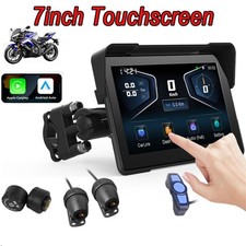 7" IPS Motorcycle GPS Navigator Monitor Wireless Apple Carplay Android Auto Wifi