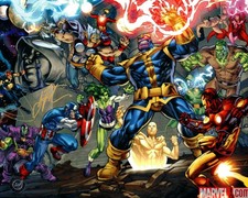 Jim Starlin Legendary Comic Artist & Writer Autographed 8x10 Marvel Collage