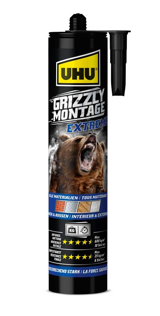 Colle de fixation Grizzly Power pour rénover sa maison sans percer