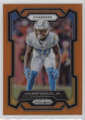 2023 Panini Prizm Orange Prizm 84/249 Asante Samuel Jr #152 18q6