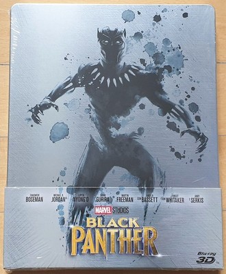 Black Panther - Steelbook (IT Import) Blu-ray 3D NEU/OVP