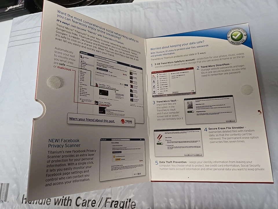 Trend Micro Titanium 2013 Maximum Security Social Networking Safety Parental - Image 2 of 4