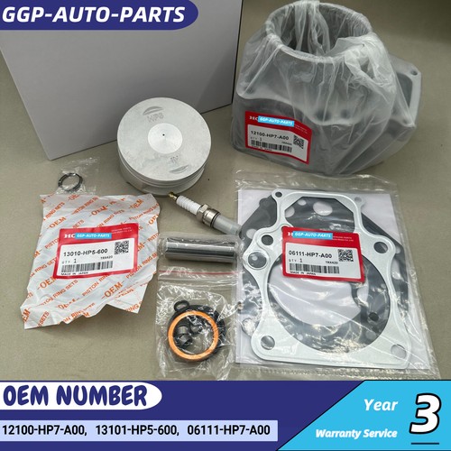 NEW OEM TOP END KIT W/ CYLINDER 12100-HP7-A00 TRX420 RANCHER FOR HONDA 2009-2024
