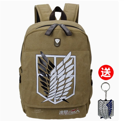 Attack on Titan Backpacks School Student Shoulder Bags Travel Bag Cosplay Gift - Picture 6 of 19