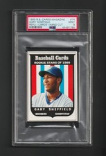 1989 Baseball Cards Magazine Gary Sheffield RC #14 ~ Scarce PSA 9 Mint Rookie!