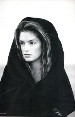 VOGUE UK 1989 LINDA EVANGELISTA FAMKE JANSSEN CINDY CRAWFORD PETER